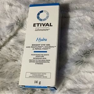 Etival laboratoire hydra bright eye gel with multi pro haloxyl 14 g  new